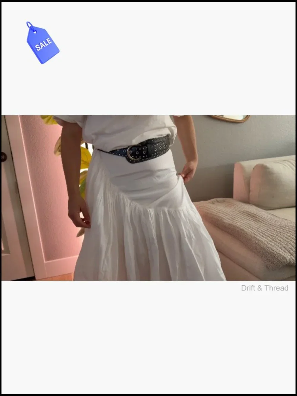 Y2K Studded Belt Chunky Punk Goth Emo Belt for Jeans